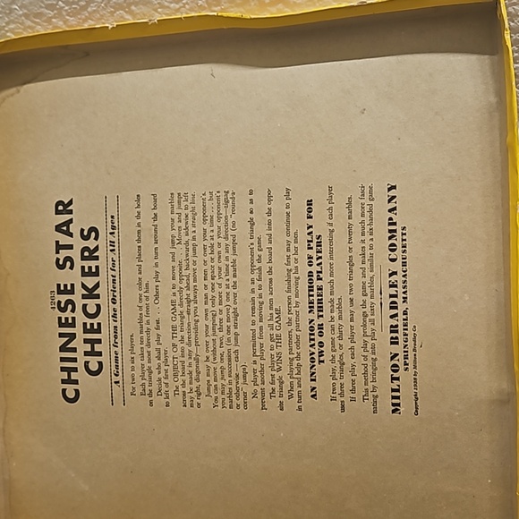 VTG Chinese Star Checkers Game - Picture 7 of 7